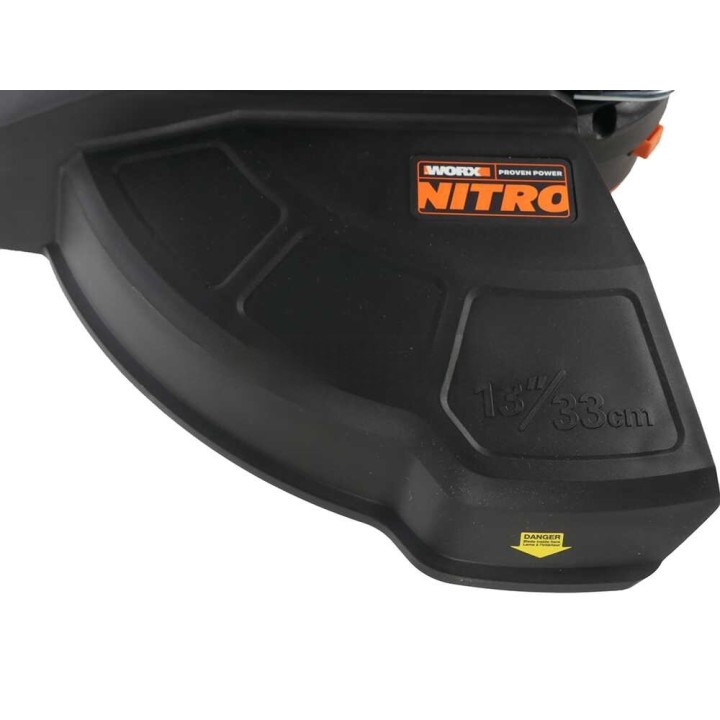 Worx WG173E.9 Nitro 3-in-1-akkutrimmeri, 33 cm, ilman akkua ja laturia