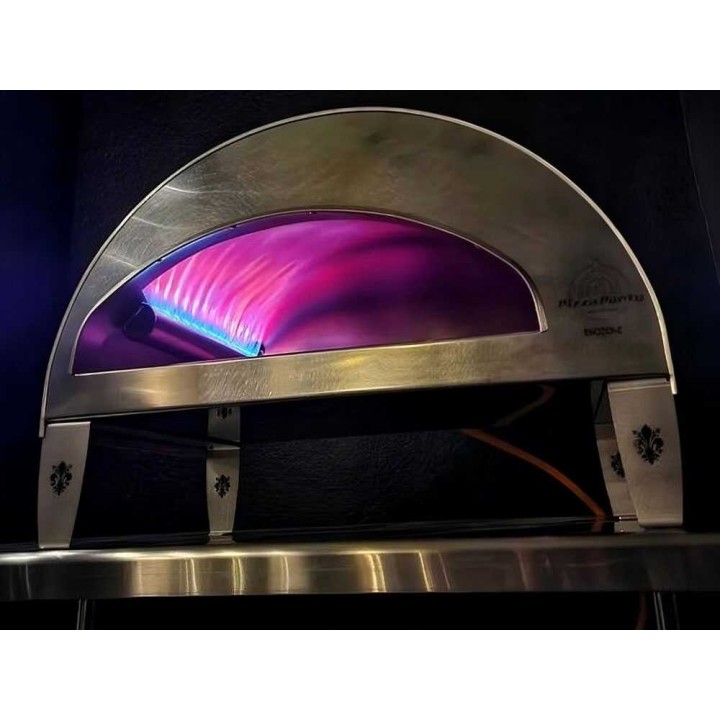 Pizza Party Emozione kaasukäyttöinen pizzauuni, 40 × 70 cm, 11 kW, 550 °C