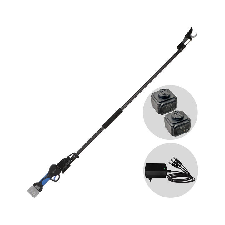 VESCO X37AF akkukäyttöinen oksasakset varrella 160 cm 37 mm 2 2 5 Ah