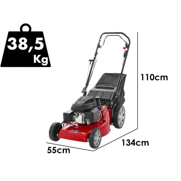 Marina Systems LR 54 SL takavetoinen ruohonleikkuri, 52 cm, Loncin 196 cm³, 4 in 1