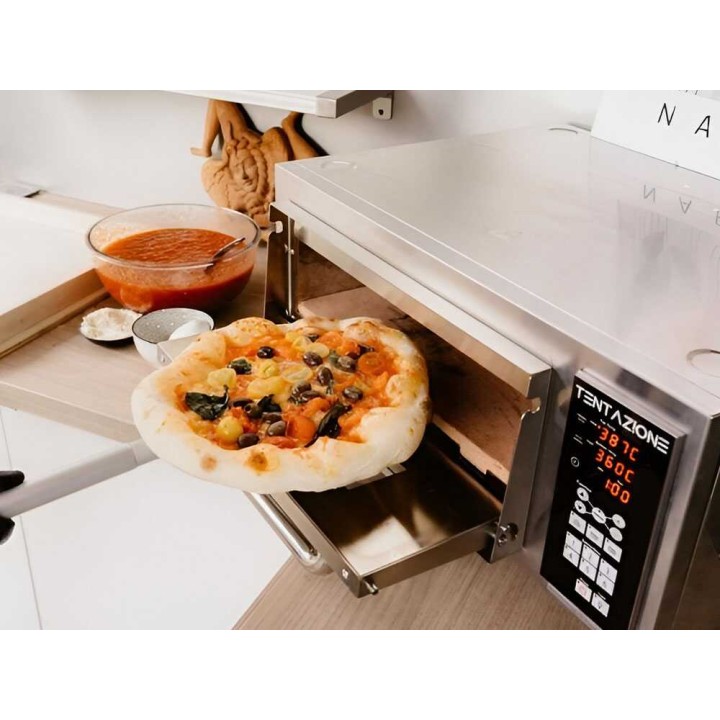 Tentazione MAX GT4 sähköinen pizzauuni, cordierite-taso, 3 000 W, 500 °C