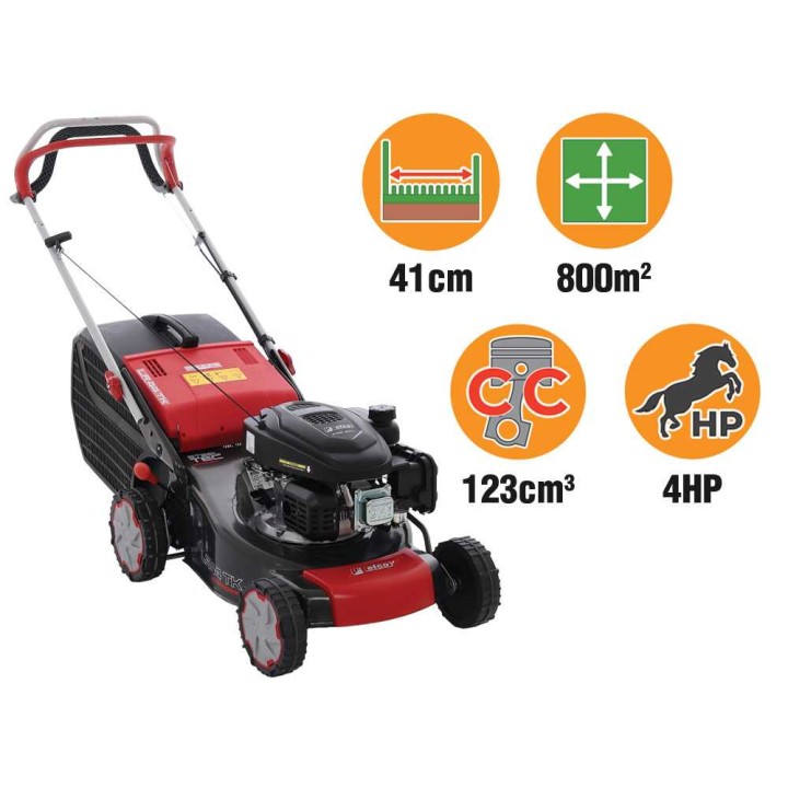 Efco LR 44 TK Comfort vetävä ruohonleikkuri, 123 cm³, 41 cm, 4 HP