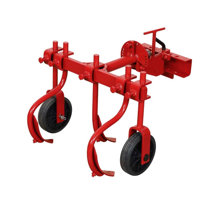 ET-3 kolmipiikkinen kultivaattori moottorikoneille, 6–10 HP, työleveys 37,5 cm