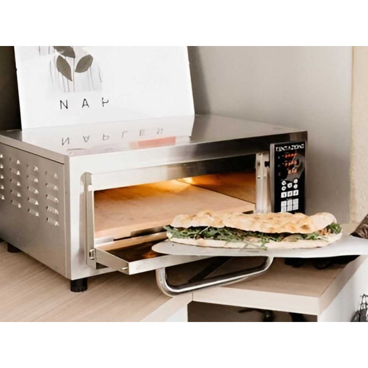 Tentazione MAX GT3 sähköpizzauuni, cordieriittikivi, 2 800 W, 500 °C, 230 V