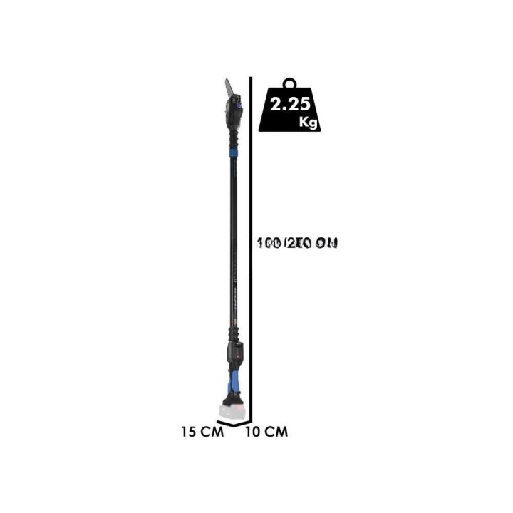 Vesco X180AT akkukäyttöinen pylväsleikkuri, 180–270 cm, 36 V, ilman akkua ja laturia