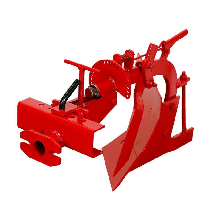 MD-05-yksiaurainen aura motokultivaattoreille, 6–10 HP, säädettävä 2-pulttikiinnitys