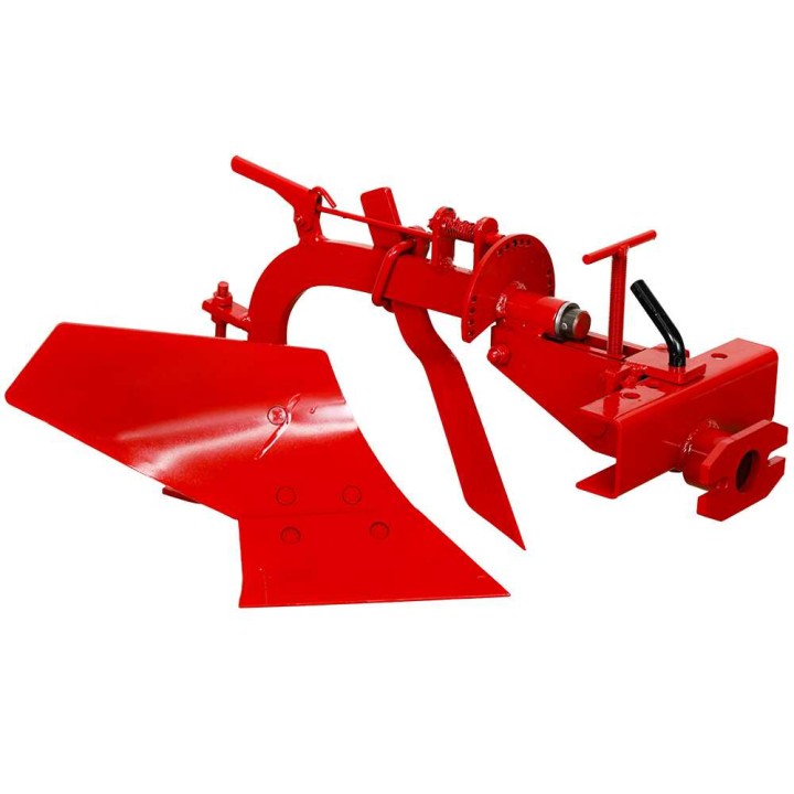 MD-05-yksiaurainen aura motokultivaattoreille, 6–10 HP, säädettävä 2-pulttikiinnitys