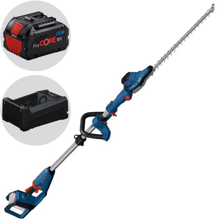 Bosch GHE 18V 50 FP varsipensasleikkuri 18 V 50 cm 5 5 Ah