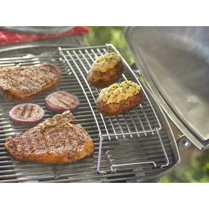Weber 6570 lämmitystaso Q300/Q3000-grilleihin, terästä, 52 × 16,5 × 8,5 cm