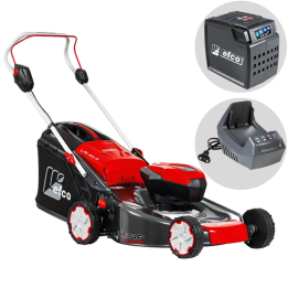 Efco LRi 44 P akkuruohonleikkuri 41 cm 40 V 5 Ah teräsrunko