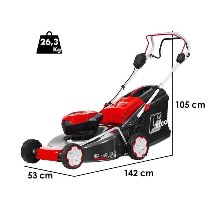 Efco LRi 44 T akkuruohonleikkuri, 41 cm, 40 V / 5 Ah, takaveto