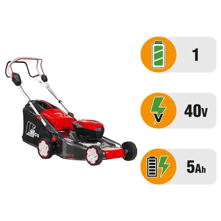 Efco LRi 44 T akkuruohonleikkuri, 41 cm, 40 V / 5 Ah, takaveto