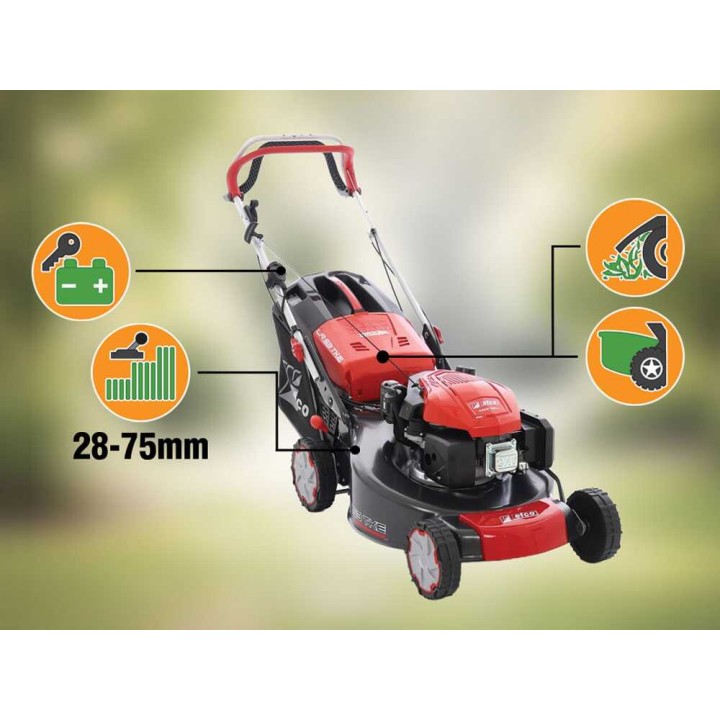 Efco LR 53 TKE Comfort Plus itsestään vetävä ruohonleikkuri, 166 cm³, sähkökäynnistys