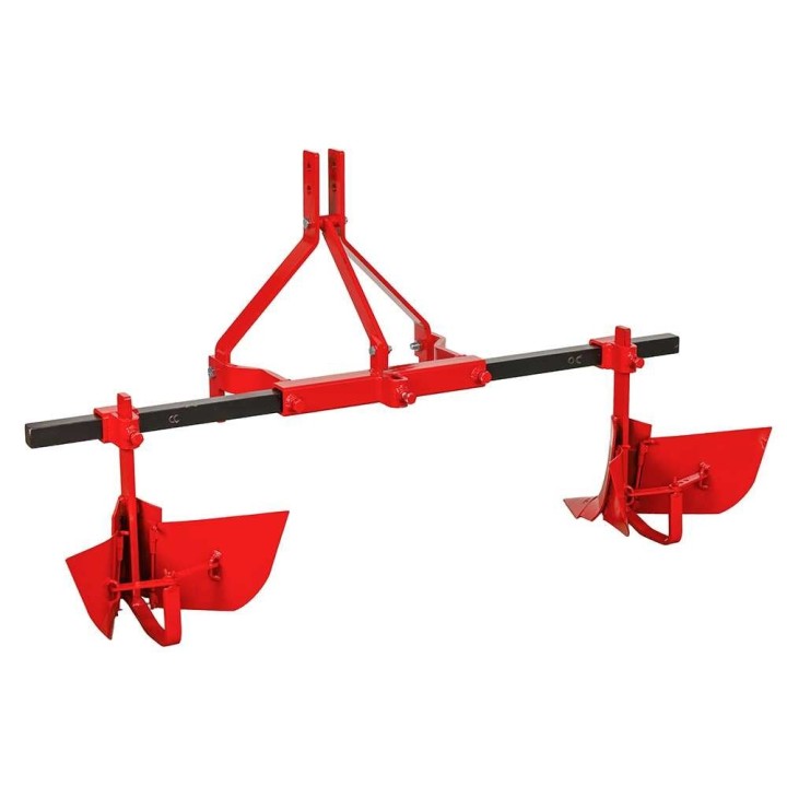 AS-T2 säädettävä kaksivantainen salkoauran varuste, 150 cm, 15–25 HP, 57 kg