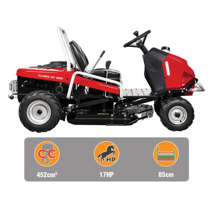 Tuareg 85 2WD traktorimurskain, 85 cm, Emak K 1600 AVD, 17 HP