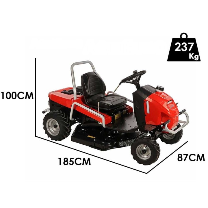 Tuareg 85 2WD traktorimurskain, 85 cm, Emak K 1600 AVD, 17 HP