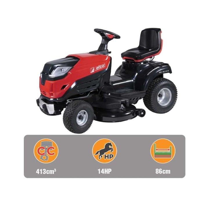 Efco EF 86L/12,5 K M ajoleikkuri, 86 cm, sivulle purkava, 413 cm³, 14 HP