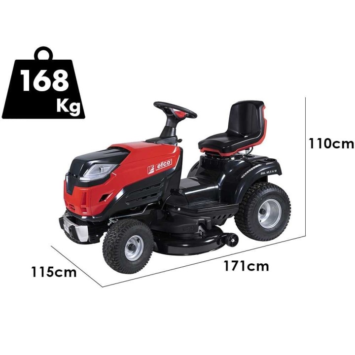 Efco EF 86L/12,5 K M ajoleikkuri, 86 cm, sivulle purkava, 413 cm³, 14 HP
