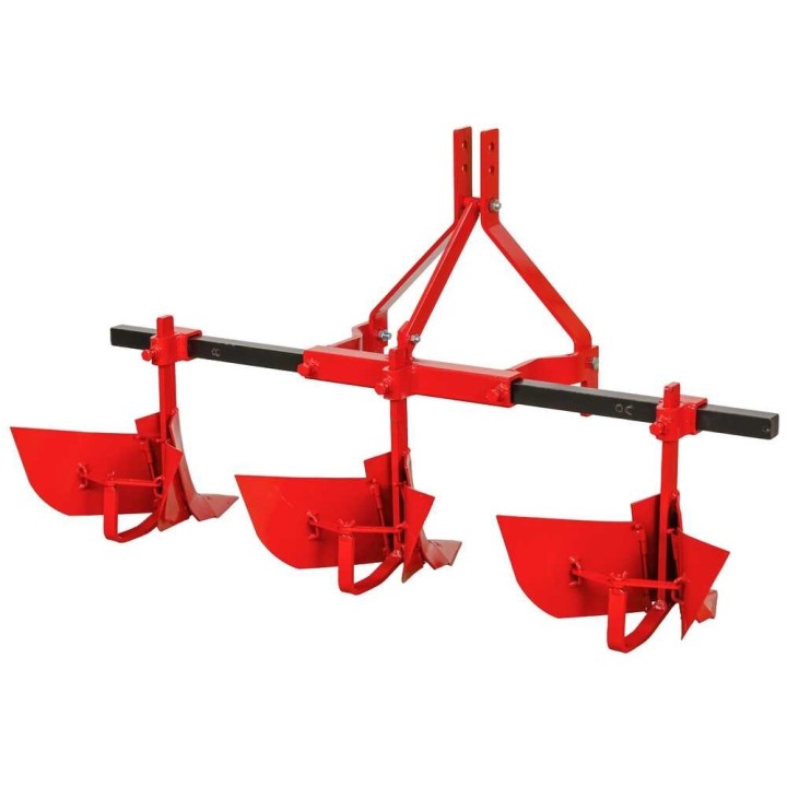 AS-T3 säädettävä vakoauralaite, 3 auraa, 150 cm, 15–25 HP, kolmipistekiinnitys