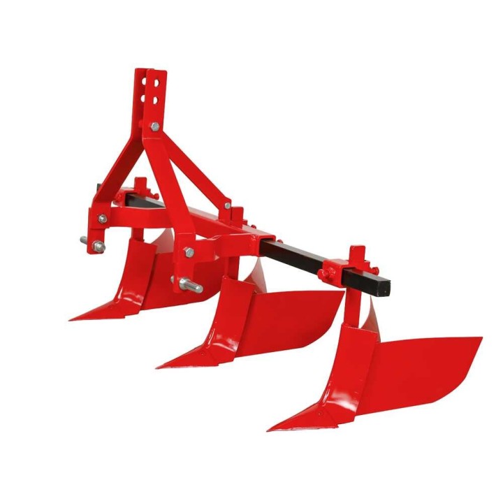 AS-T3 säädettävä vakoauralaite, 3 auraa, 150 cm, 15–25 HP, kolmipistekiinnitys