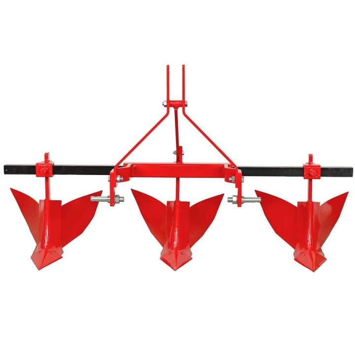 AS-T3 säädettävä vakoauralaite, 3 auraa, 150 cm, 15–25 HP, kolmipistekiinnitys