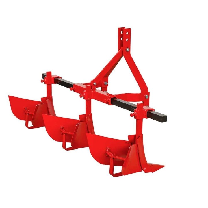 AS-T3 säädettävä vakoauralaite, 3 auraa, 150 cm, 15–25 HP, kolmipistekiinnitys