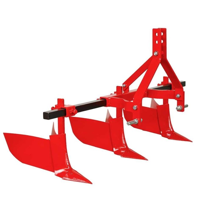 AS-T3 säädettävä vakoauralaite, 3 auraa, 150 cm, 15–25 HP, kolmipistekiinnitys