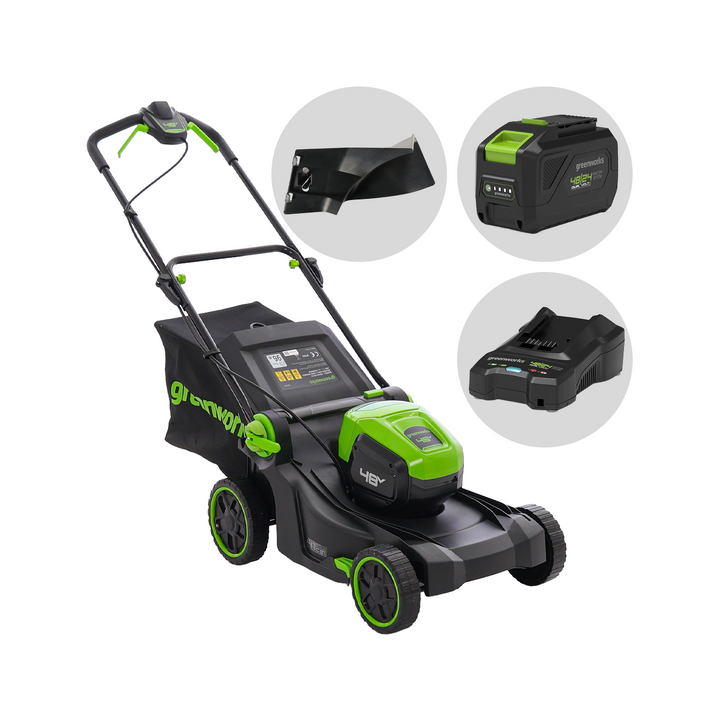 Greenworks GD48LM41II akkuruohonleikkuri 41 cm 48 V 4 Ah