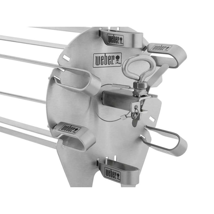 Weber Crafted 7685 varraskehikko, 6 vartaita, 40,64 cm, ruostumaton teräs