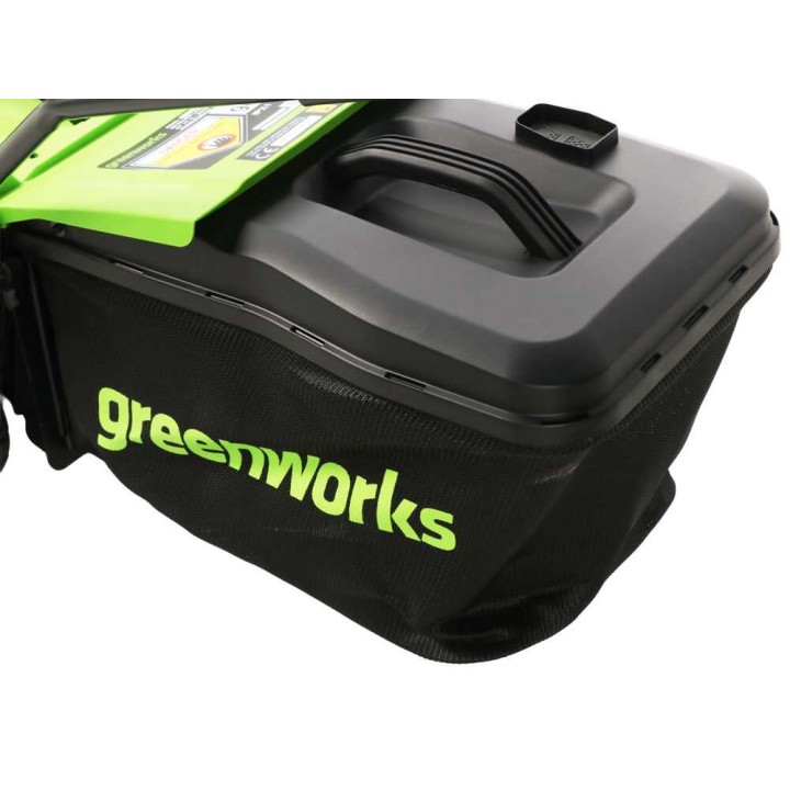 Greenworks MO40L411-01 akkuruohonleikkuri, 40 V, 4 Ah, leikkuuleveys 36 cm