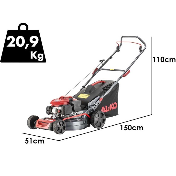 AL-KO Easy 4.16 P-D bensiiniruohonleikkuri, 41 cm, 79,8 cm³, 3 in 1