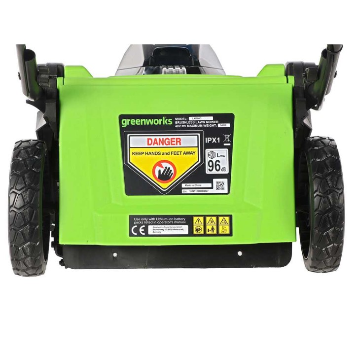 Greenworks LM360D akkuruohonleikkuri, 36 cm, 48 V, 4 Ah, 400 m²