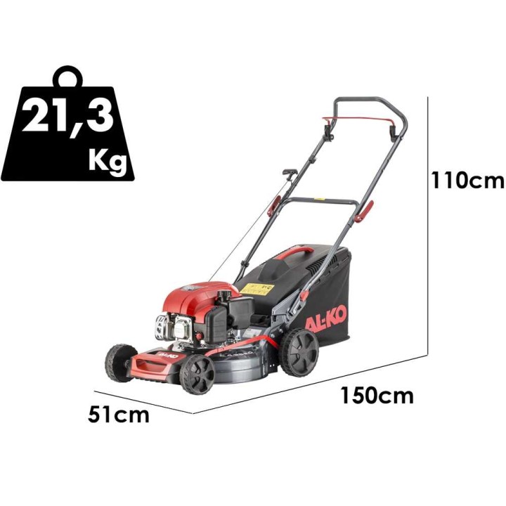 AL-KO Easy 4.26 P-D bensiinikäyttöinen ruohonleikkuri, 3 in 1, 131 cm³, 41 cm