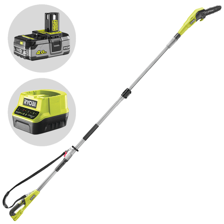 Ryobi RY18PP20A 0 akkukäyttöinen oksasaha teleskooppivarsi 20 cm 18 V
