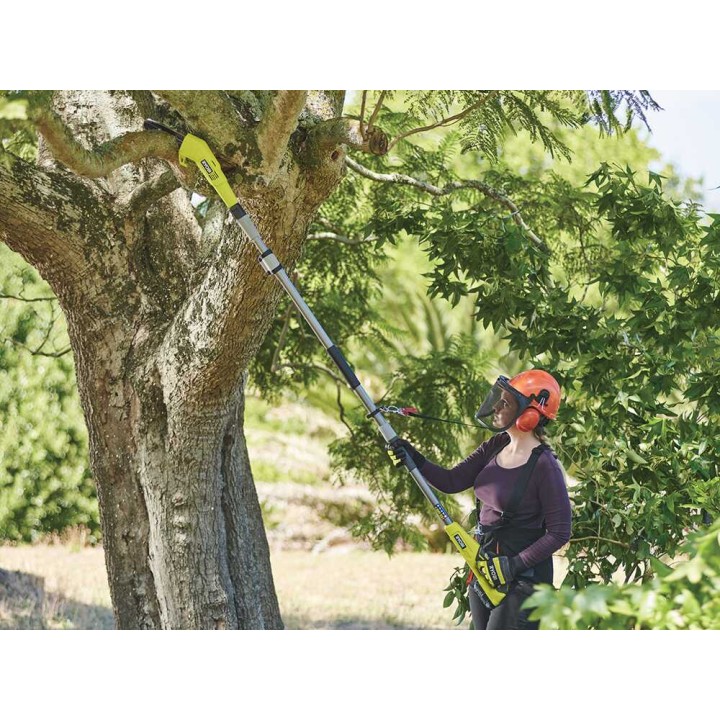 Ryobi RY18PP20A-0 akkukäyttöinen oksasaha, teleskooppivarsi, 20 cm, 18 V