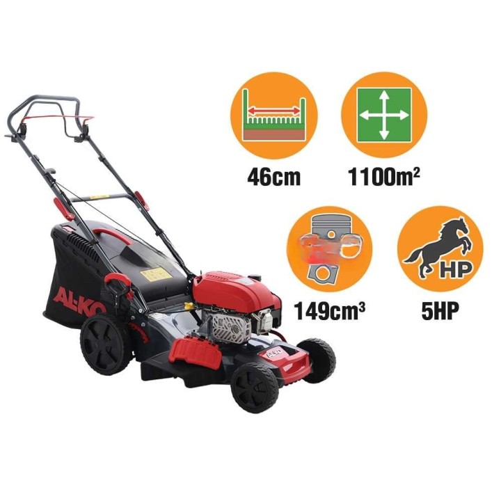 AL-KO Easy 4.66 SP-D vetävä ruohonleikkuri, 149 cm³, 46 cm, 4-in-1