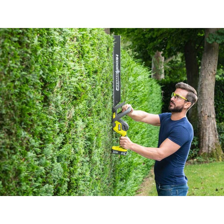 Ryobi RY18HT55A-140 akkukäyttöinen pensasleikkuri, 55 cm, 18 V, 4 Ah