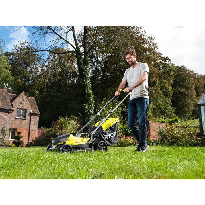 Ryobi OLM1833B akkuruohonleikkuri, 33 cm, 18 V, 4 Ah