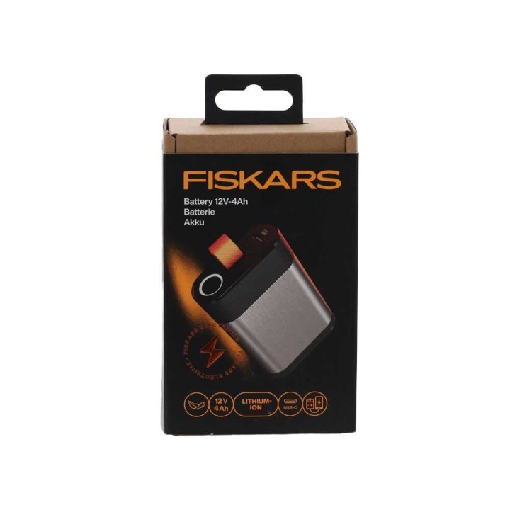 Fiskars 12 V 4 Ah -akku