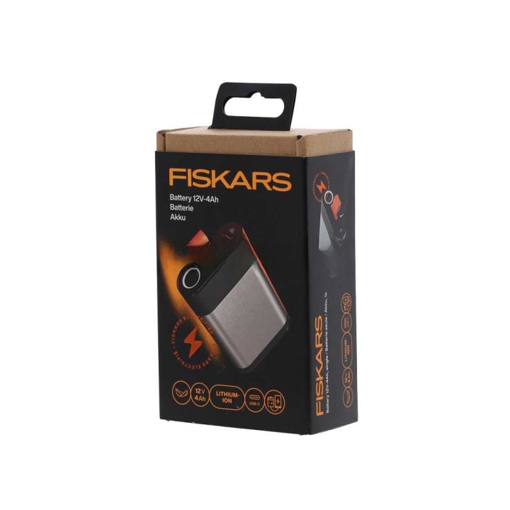 Fiskars 12 V 4 Ah -akku