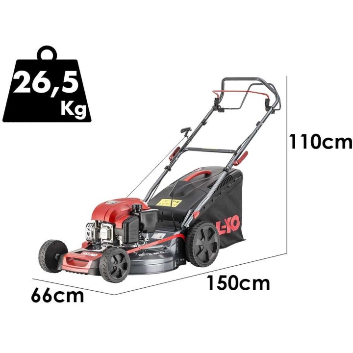 AL-KO Easy 5.16 SP-D -bensiiniruohonleikkuri, 51 cm, 4-in-1, 171 cm³