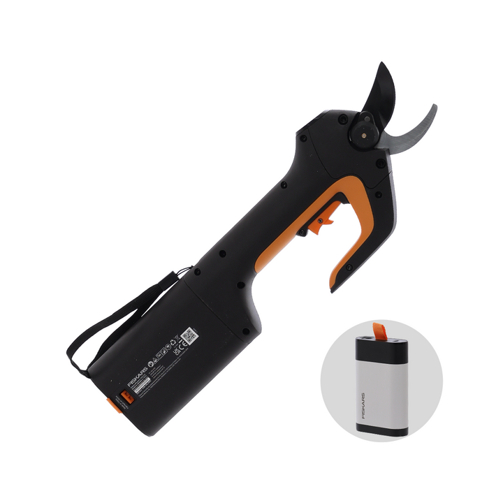 Fiskars ePruner L Bypass sähköoksasakset 30 mm 12 V 4 Ah