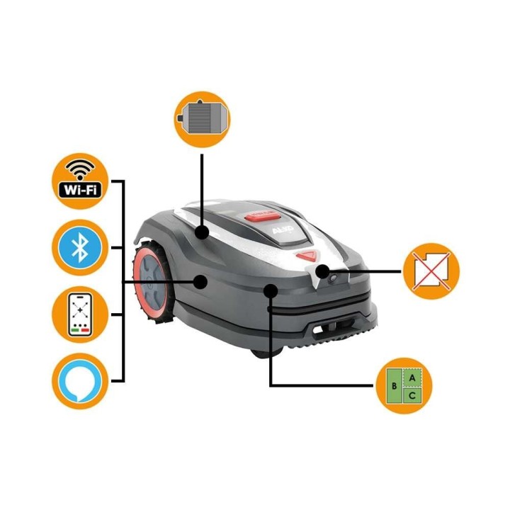 AL-KO Robolinho 500 VISION Easy robottiruohonleikkuri, 18 V, ilman rajakaapelia