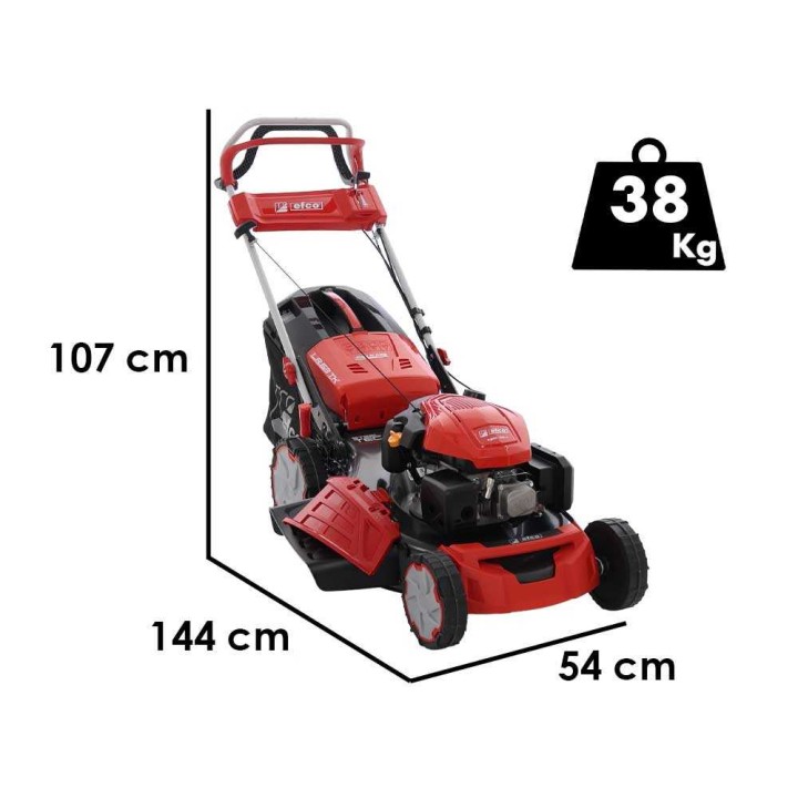 Efco LR 53 TK Allroad PLUS 4 itsevetävä bensiiniruohonleikkuri, 196 cm³, 51 cm