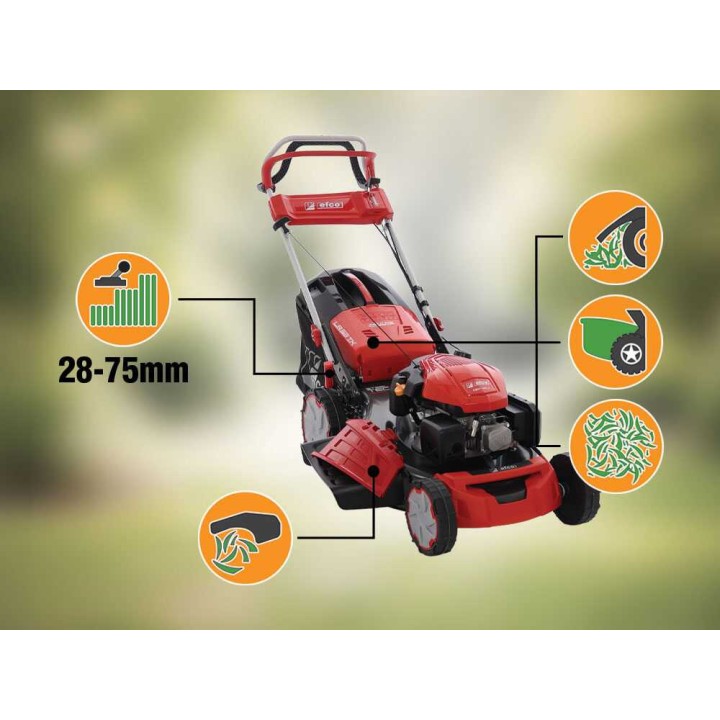 Efco LR 53 TK Allroad PLUS 4 itsevetävä bensiiniruohonleikkuri, 196 cm³, 51 cm