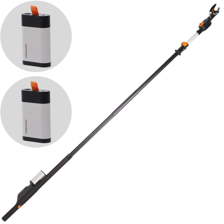 Fiskars eTree Pruner Bypass akkukarsija 240 400 cm 24 V 32 mm