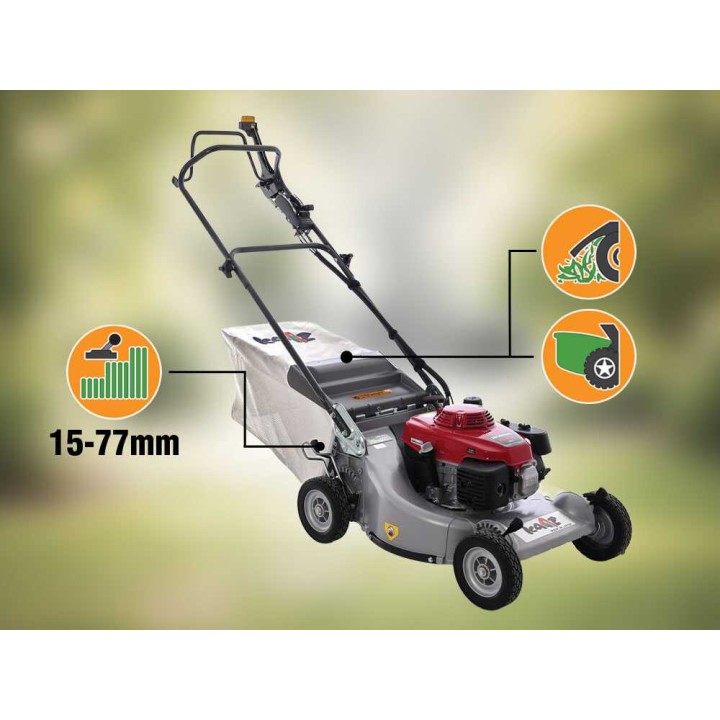 KAAZ LM 5360 HXA vetävä ruohonleikkuri, Honda GXV 160, 53 cm, 2 vaihdetta