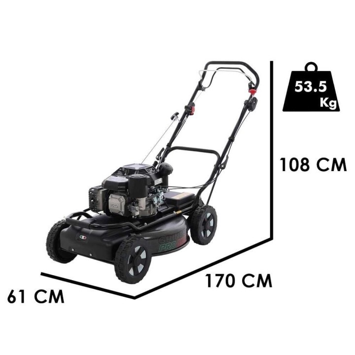 GRINDER Pro Max 4x4 60 bioleikkaava ruohonleikkuri, Kohler CV224, 60 cm