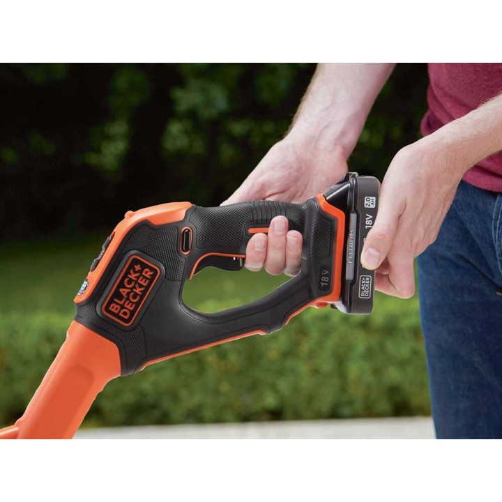 Black & Decker BCST918D1-QW akkutrimmeri, 18 V, 28 cm, 2 Ah