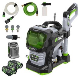 EGO HPW1800E akkukäyttöinen painepesuri 125 bar 2 56 V 5 Ah